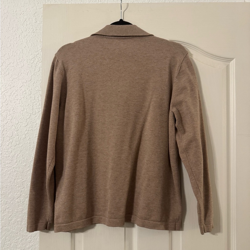 Commense Beige Collared Sweater - Picture 3 of 5